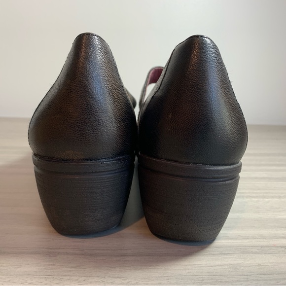 Dansko Adelle Mary Jane Wedge Women's 40 (9.5/10) Brown Brush Off Nappa Leather - Picture 3 of 7